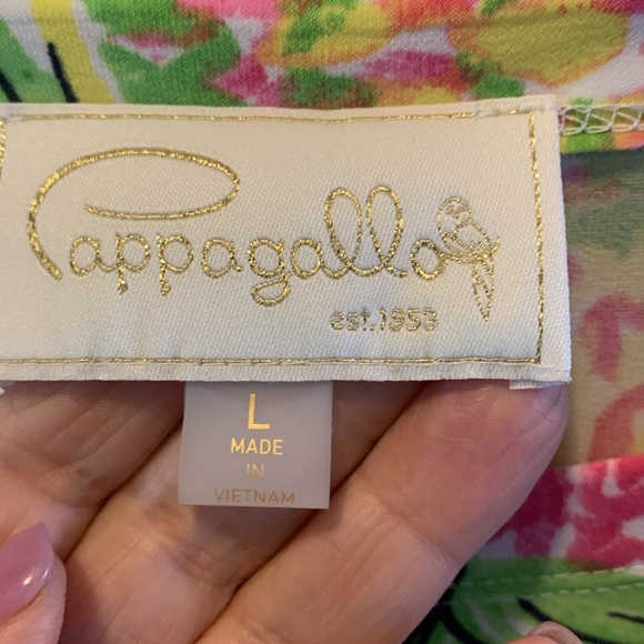 Pappagallo Pineapple Dress Beach Cruise Vacation Women’s Sz Large - Picture 5 of 8